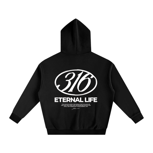 316 ETERNAL LIFE | Oversize Fleeced Hoodie