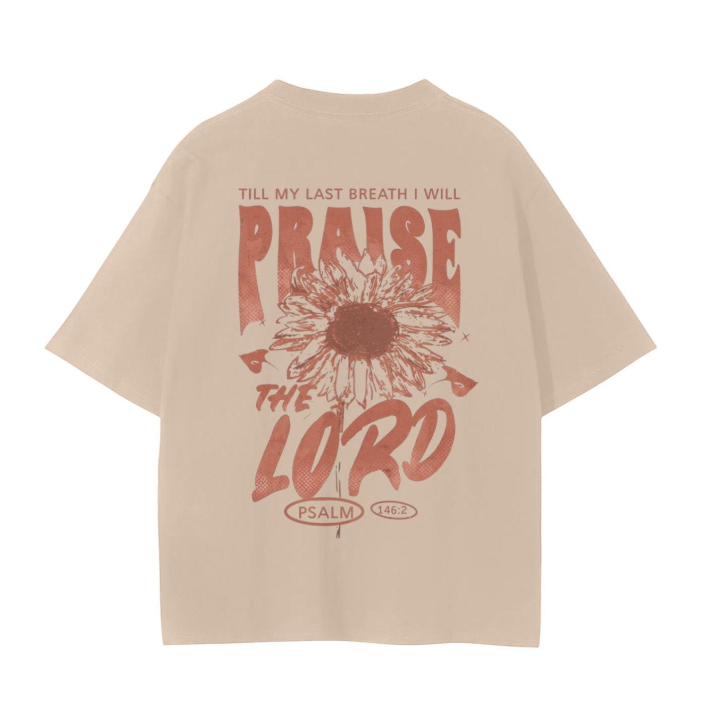 TILL MY LAST BREATH I WILL PRAISE THE LORD | Unisex Seamless T-Shirt - 230 GSM - Halos