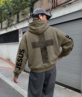 JESUS SAVES | Oversize Fleeced Hoodie