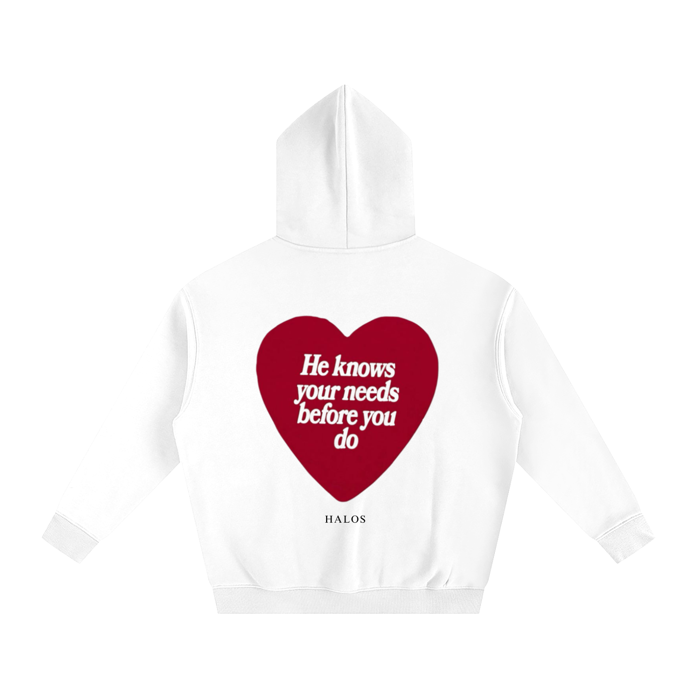 HE KNOWS BEFORE YOU DO | Oversize Fleeced Hoodie