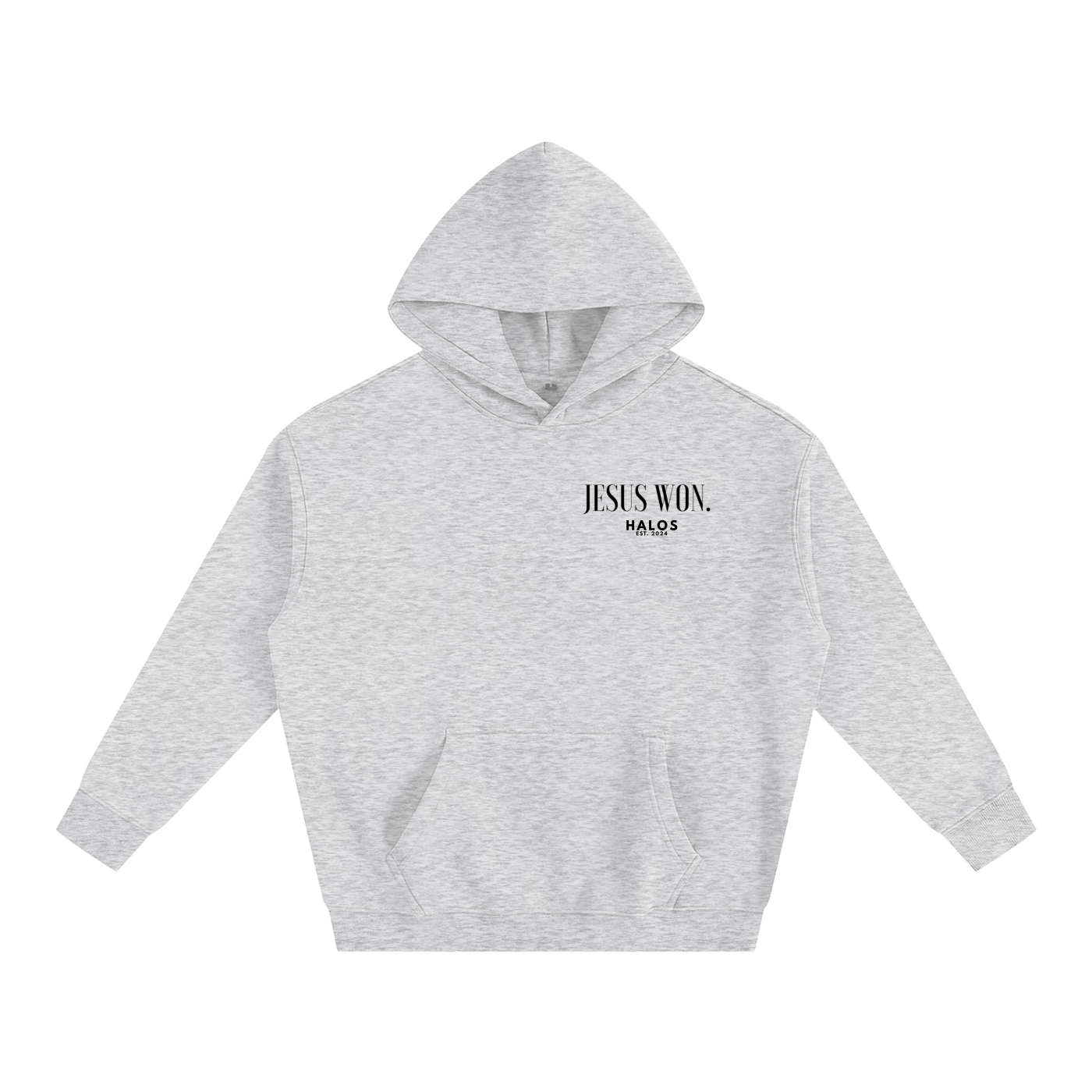 JESUS WON. | Oversize Fleeced Hoodie