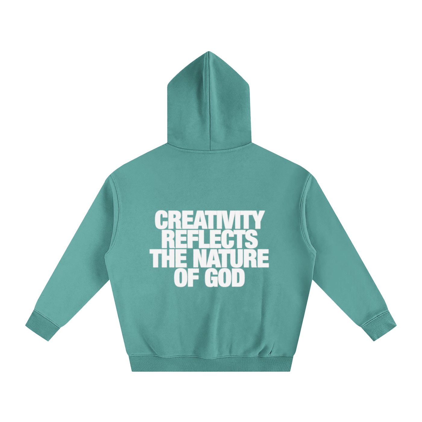 CREATIVITY REFLECTS THE NATURE OF GOD | Oversize Fleeced Hoodie
