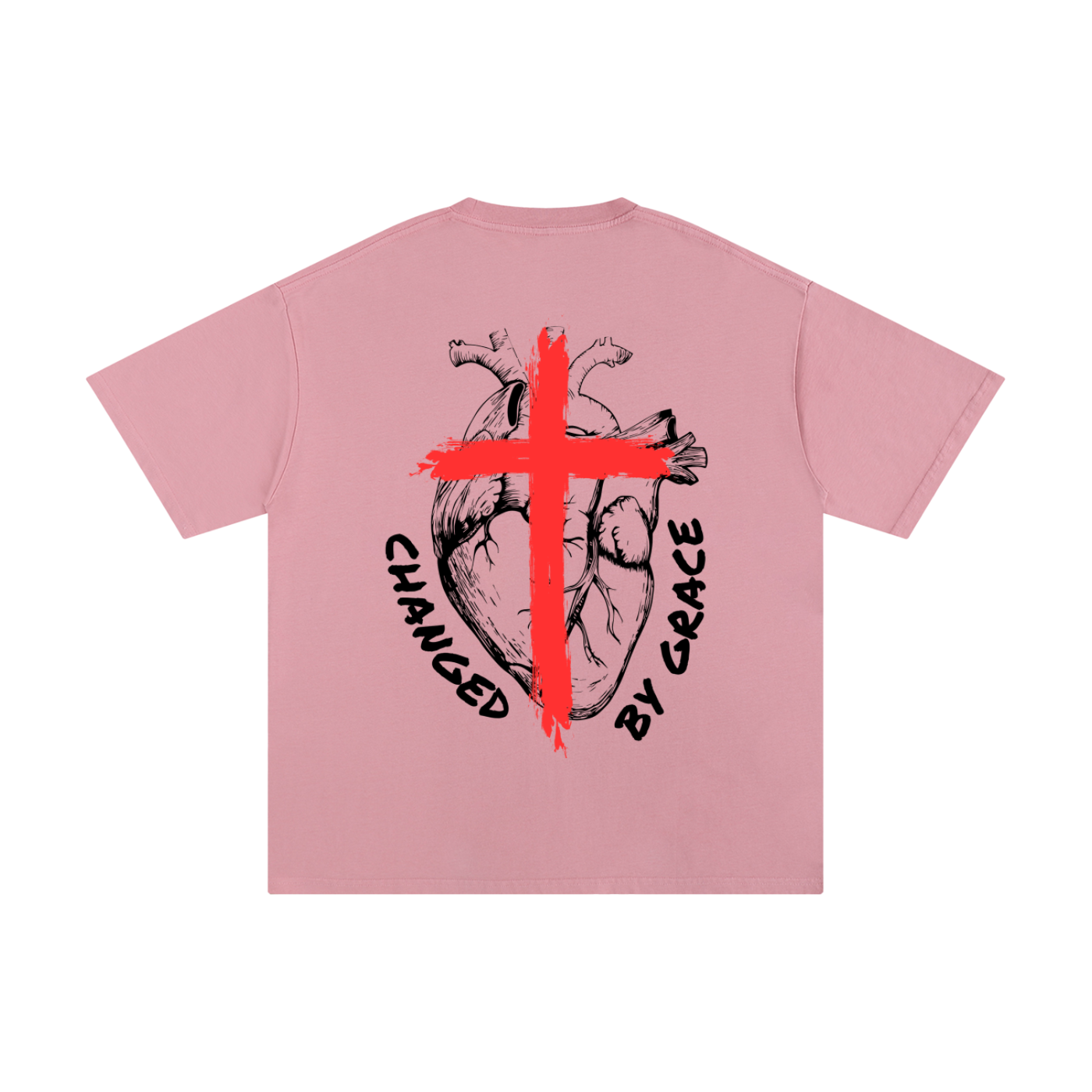 CHANGED BY GRACE | Oversized Unisex T-shirt - Halos