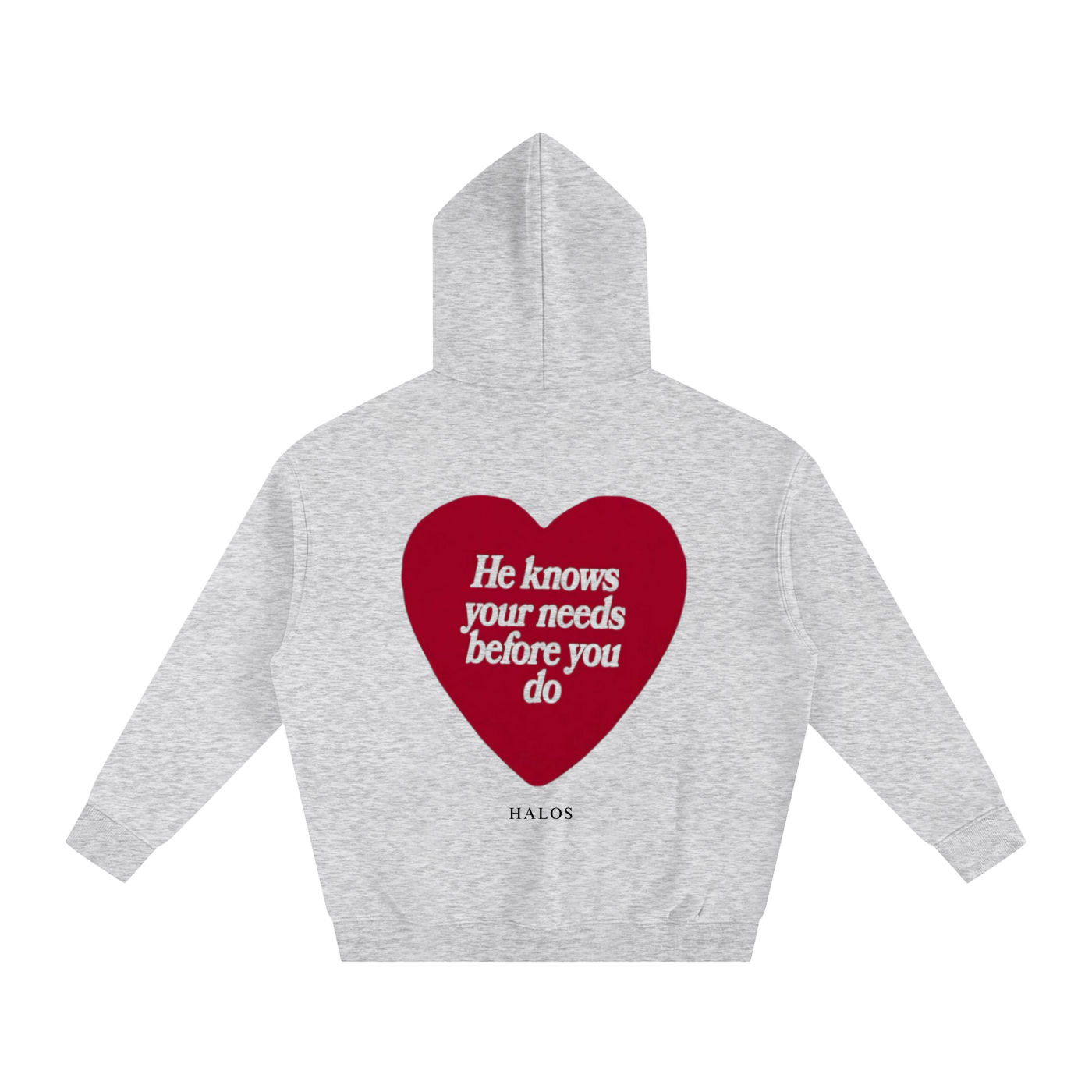 HE KNOWS BEFORE YOU DO | Oversize Fleeced Hoodie