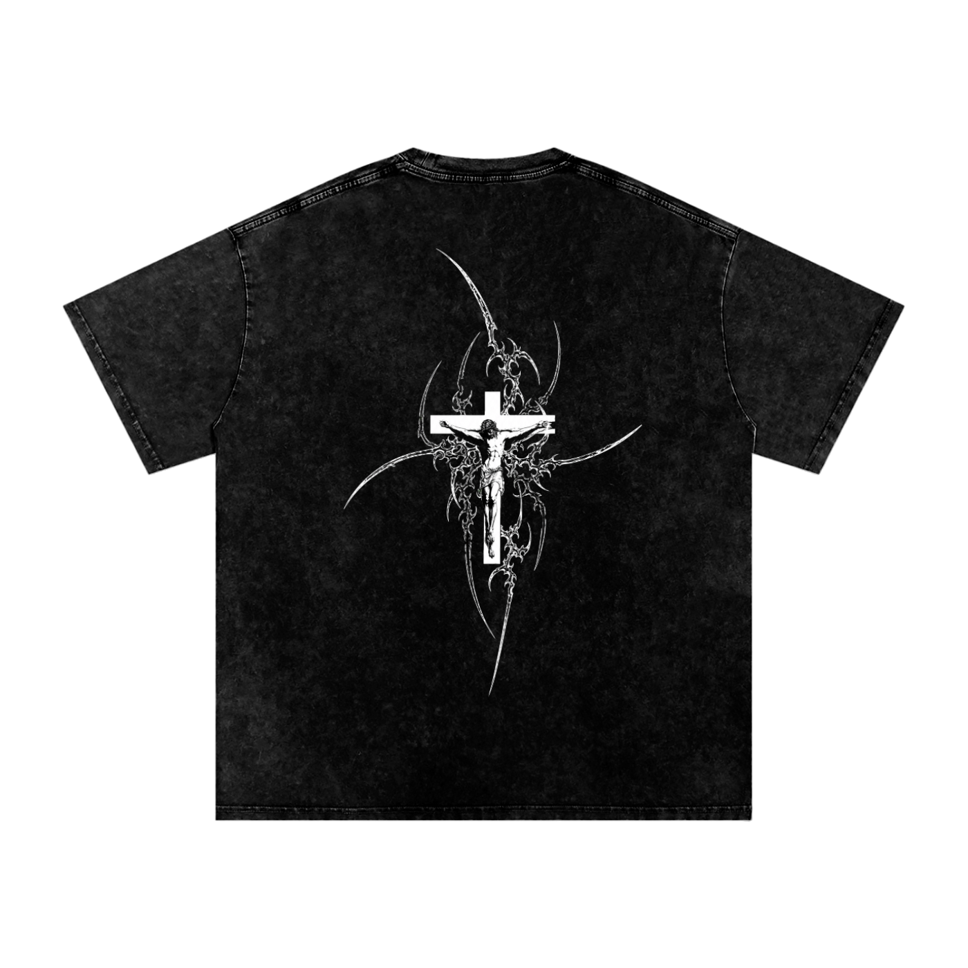 Essential cross snow wash tee