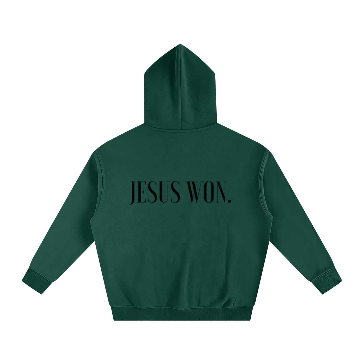 JESUS WON. | Oversize Fleeced Hoodie