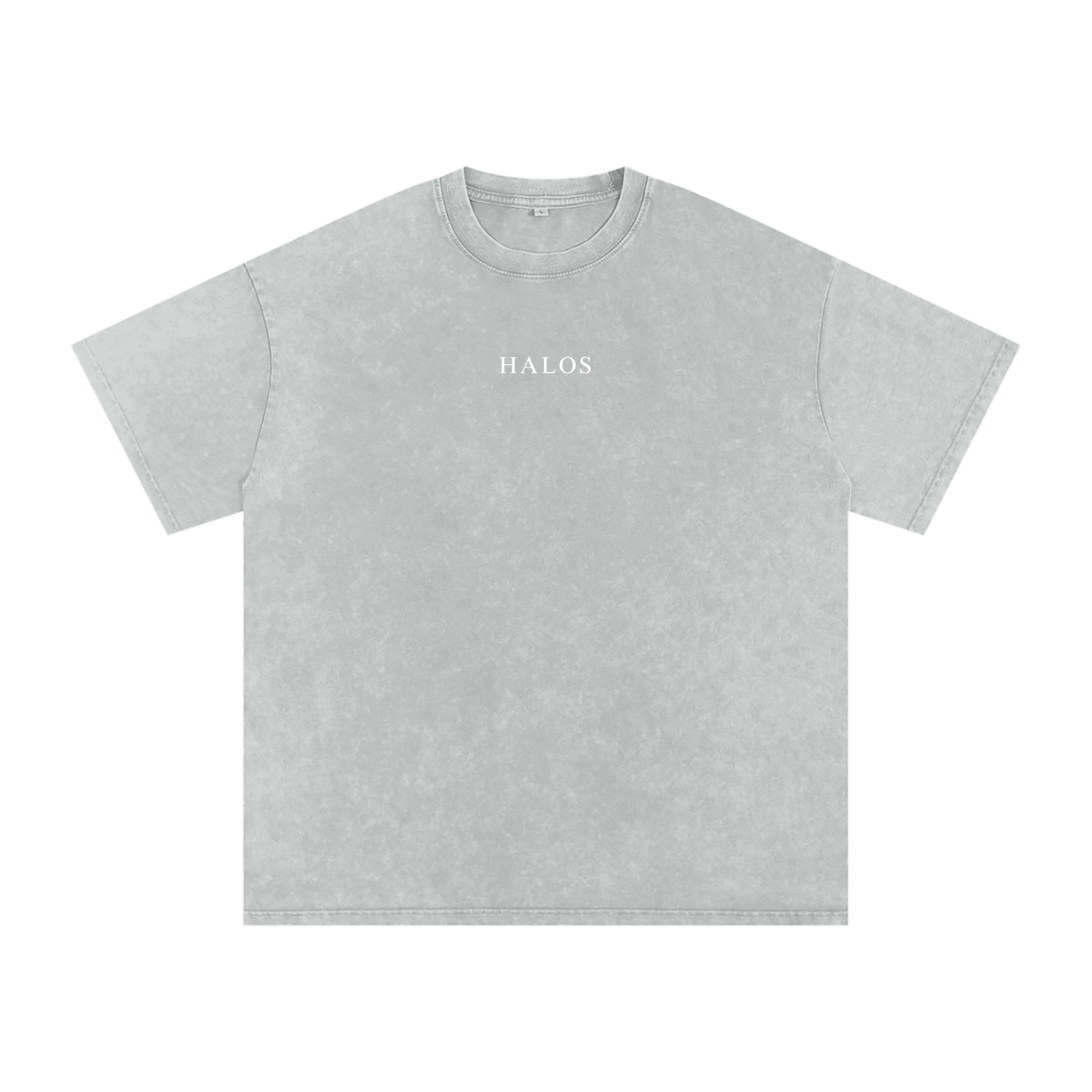 MORE THAN CONQUERORS | Acid Wash Oversize T-Shirt - Halos