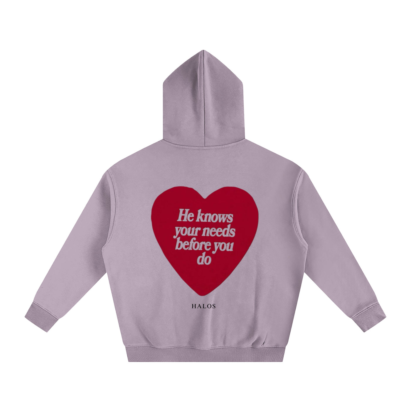 HE KNOWS BEFORE YOU DO | Oversize Fleeced Hoodie