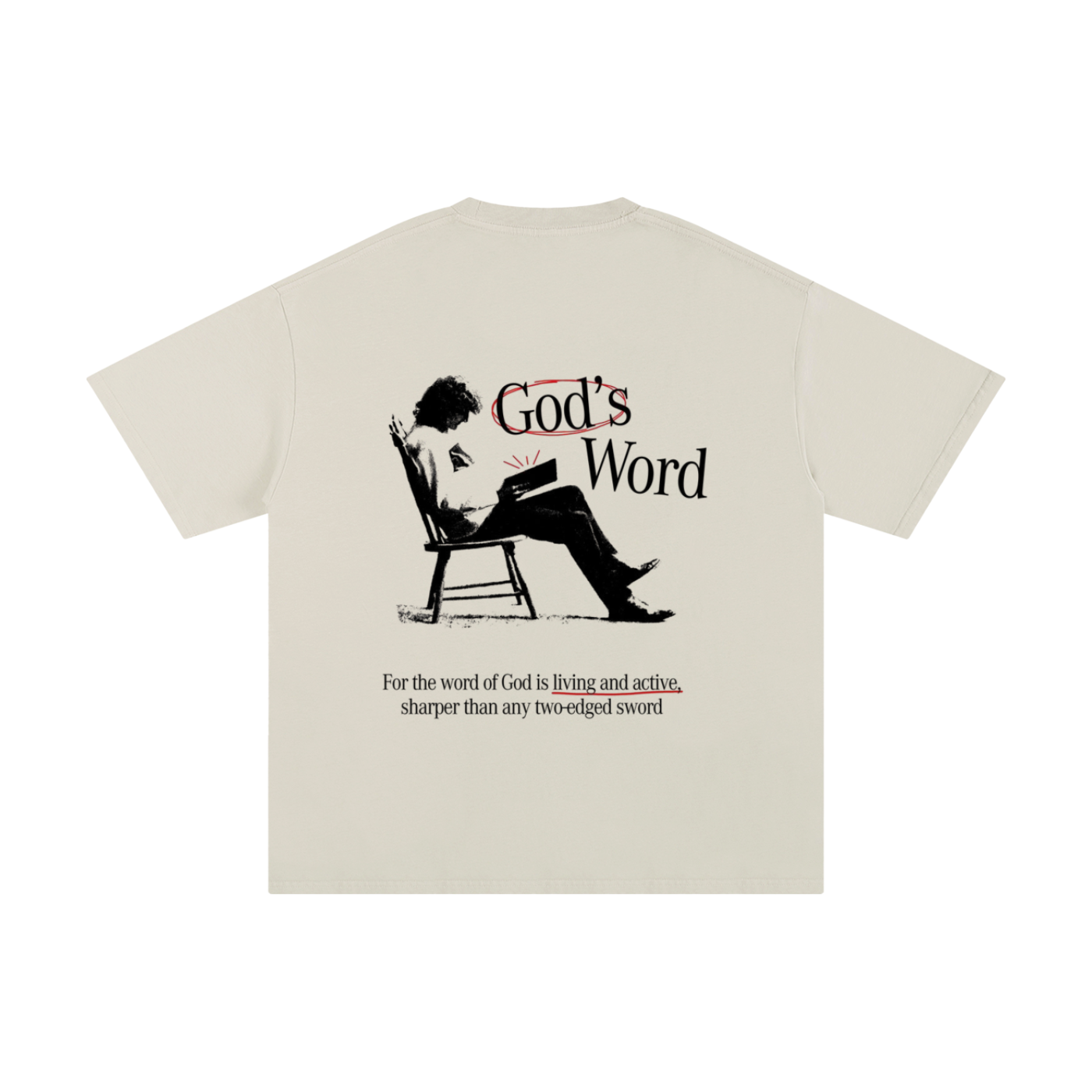 God's Word |Oversize Unisex T-shirt - Halos