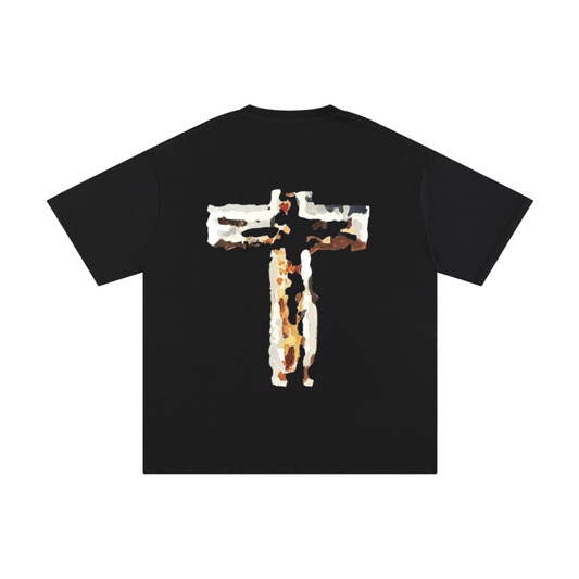 Cross | Oversize Unisex T-shirt - Halos