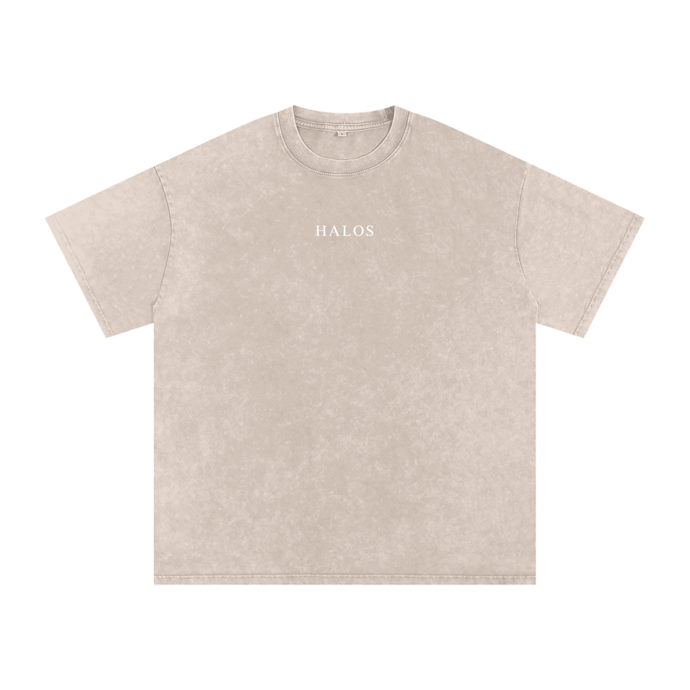 MORE THAN CONQUERORS | Acid Wash Oversize T-Shirt - Halos