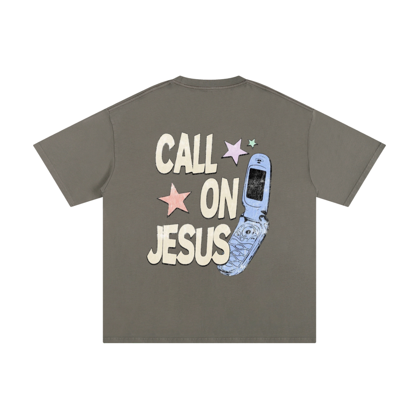 Call On Jesus | Oversized Unisex T-shirt - Halos