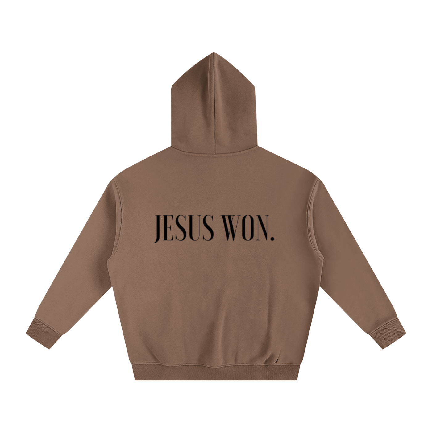 JESUS WON. | Oversize Fleeced Hoodie