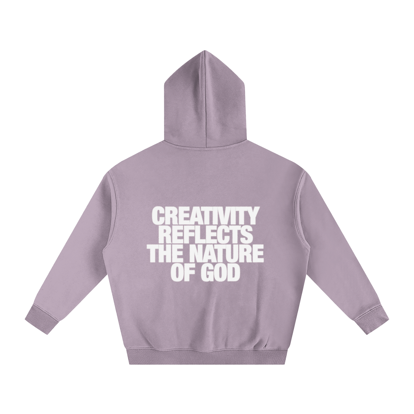 CREATIVITY REFLECTS THE NATURE OF GOD | Oversize Fleeced Hoodie