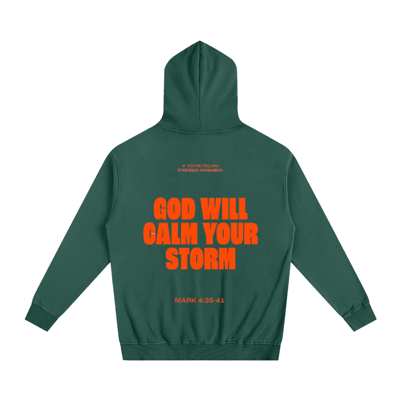 GOD WILL CALM YOUR STORM | Oversized Essential Hoodie - Halos