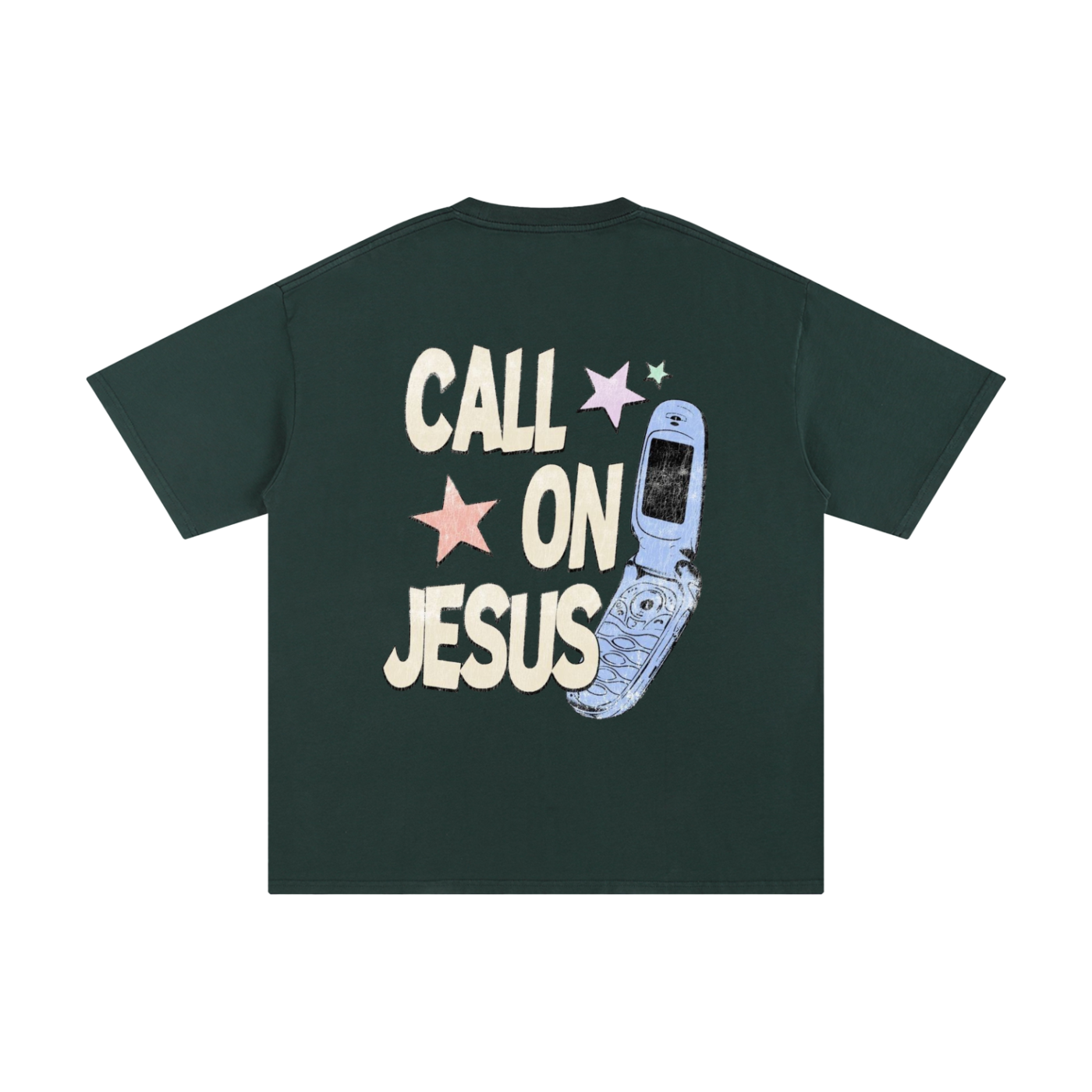 Call On Jesus | Oversized Unisex T-shirt - Halos