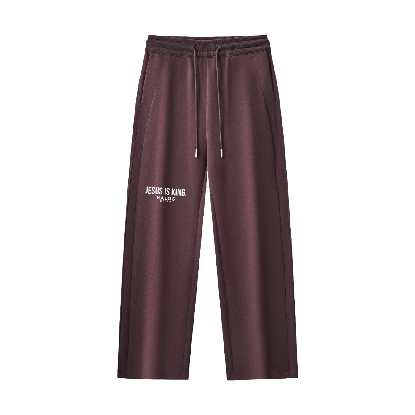 JESUS IS KING | Women's Essential Drawstring Straight-Leg Sweatpants