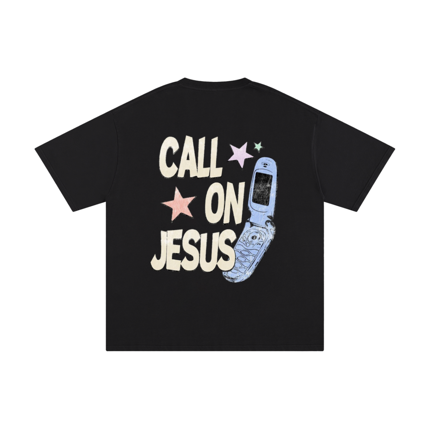 Call On Jesus | Oversized Unisex T-shirt - Halos