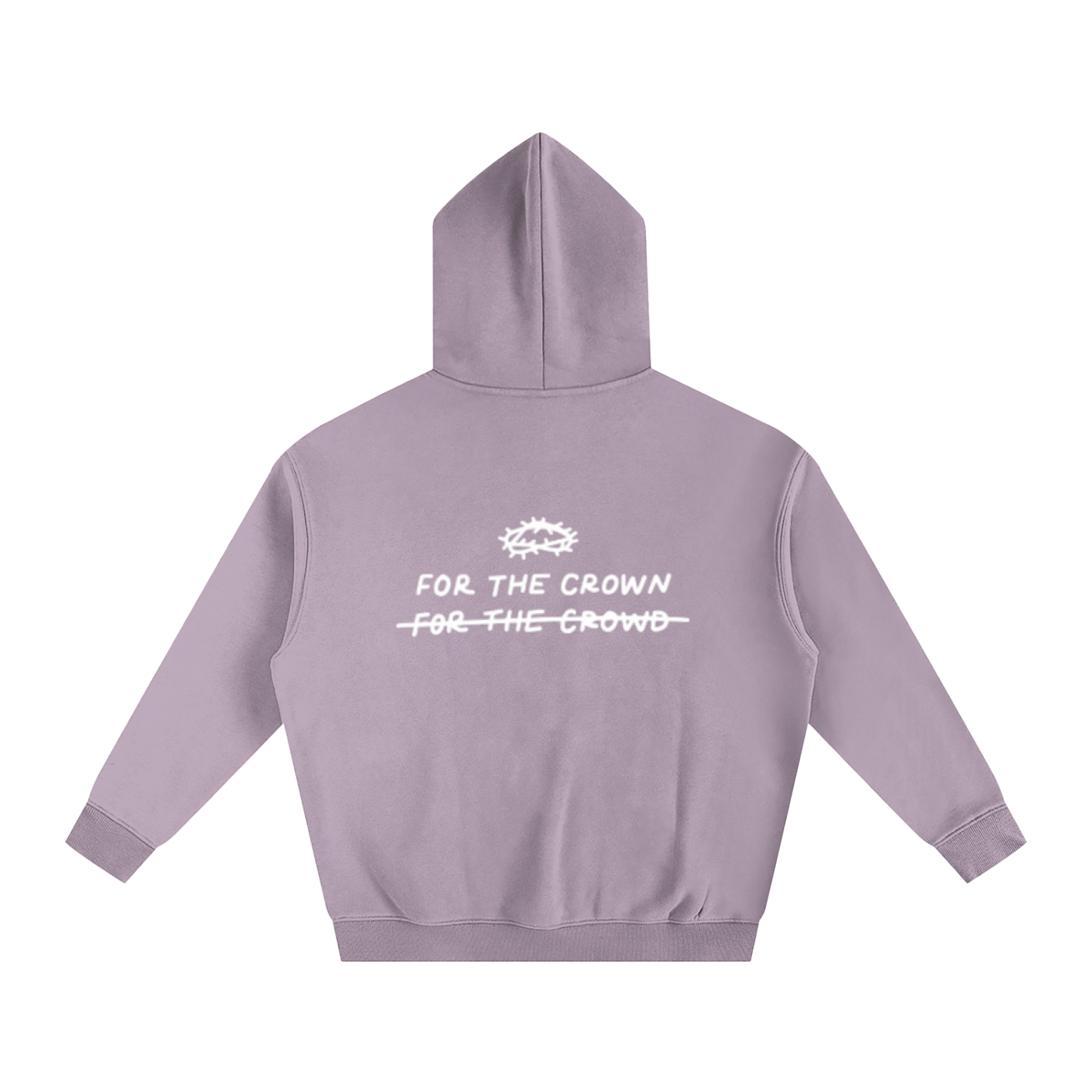 FOR THE CROWN | Oversize Fleeced Hoodie