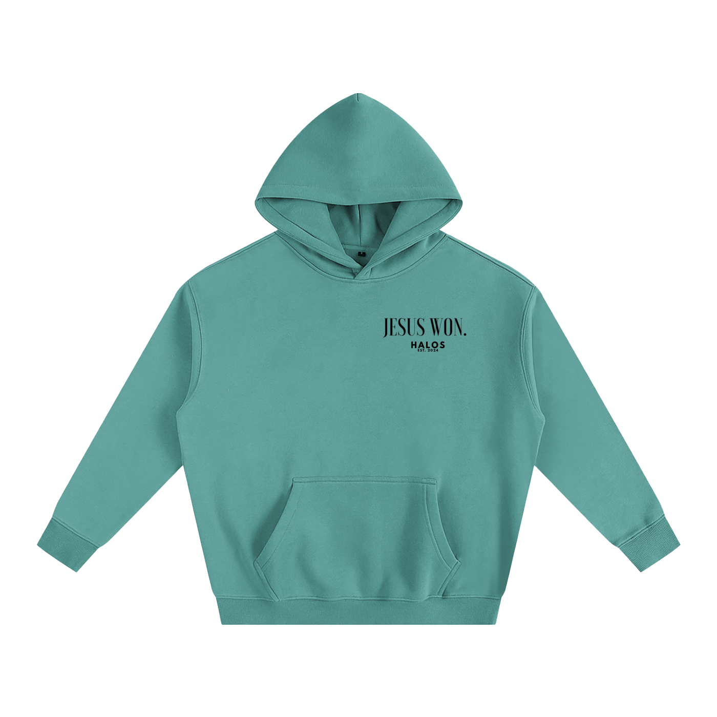 JESUS WON. | Oversize Fleeced Hoodie