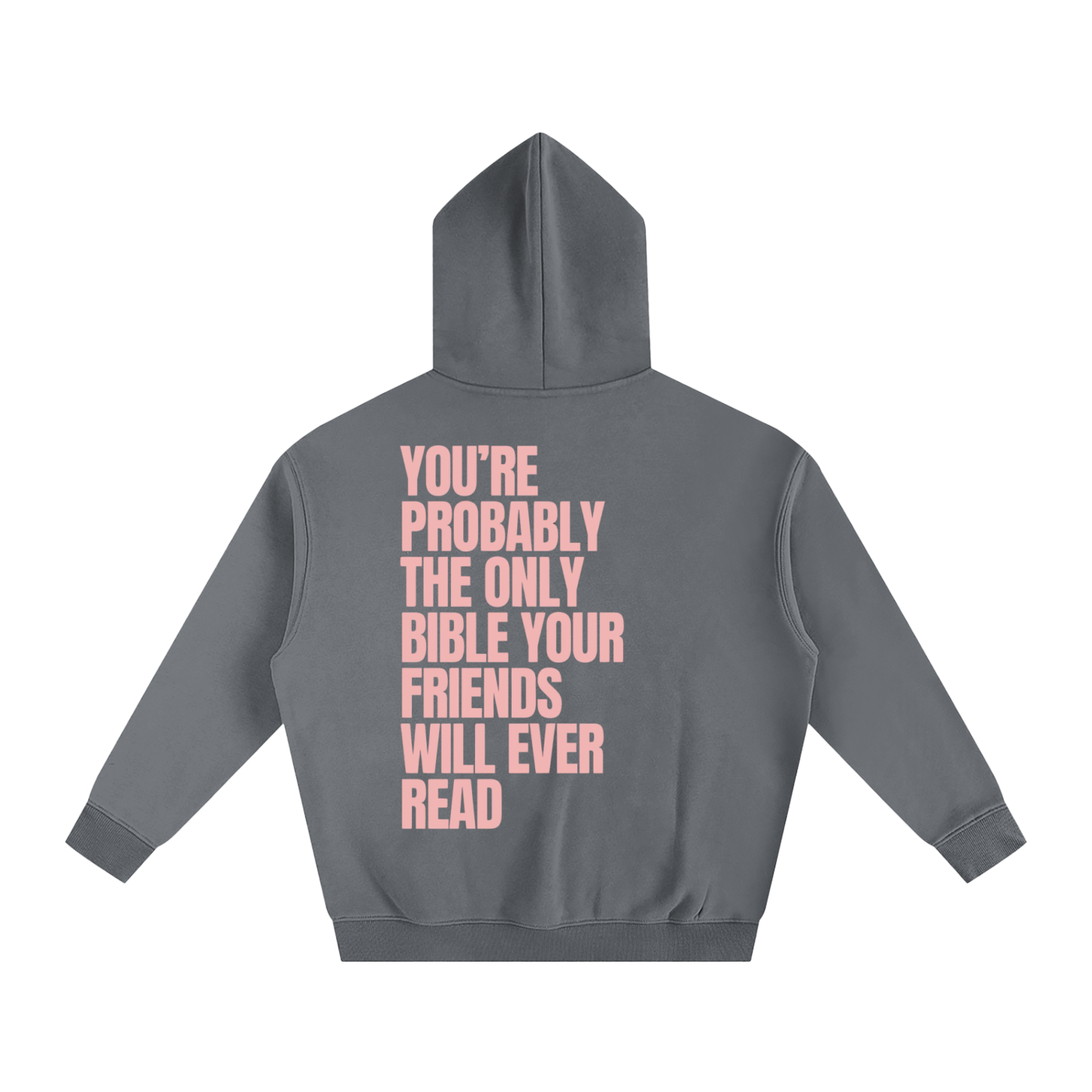 YOU'RE PROBABLY THE ONLY BIBLE YOUR FRIENDS WILL EVER READ | Oversize Fleeced Hoodie