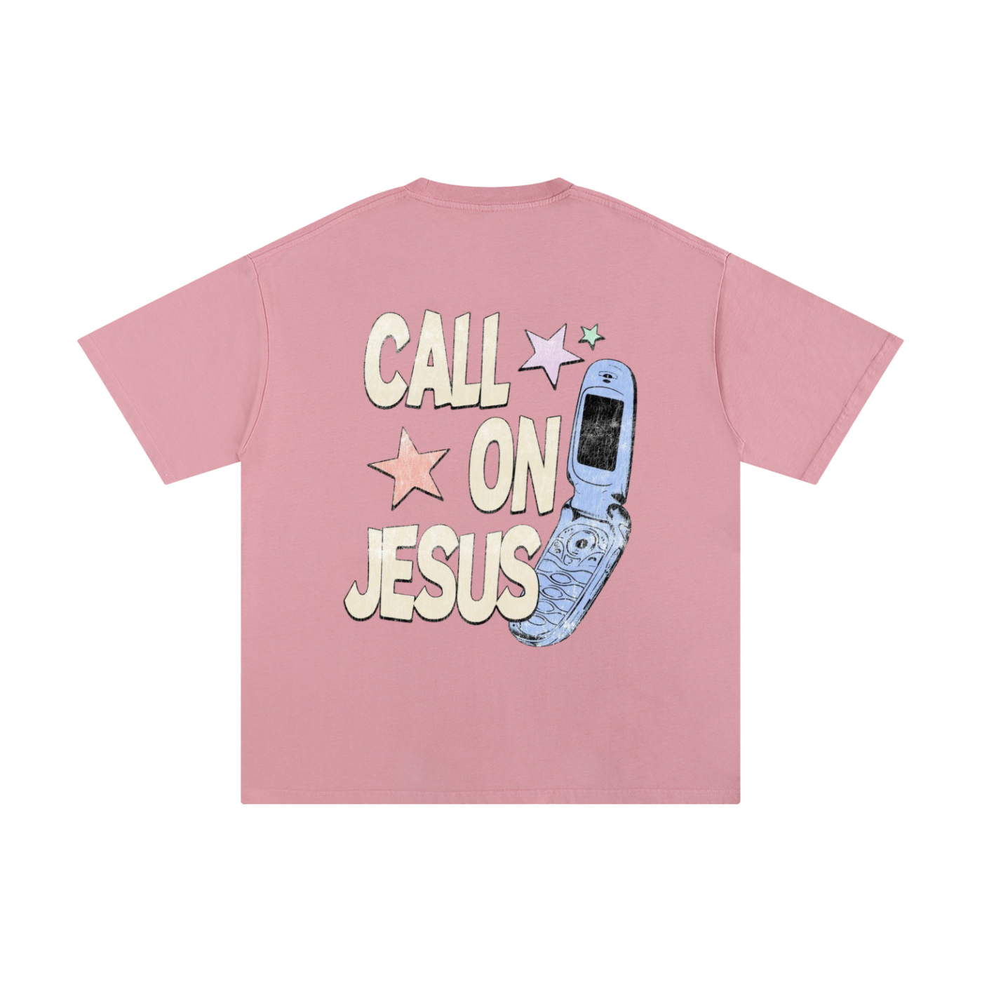 Call On Jesus | Oversized Unisex T-shirt - Halos