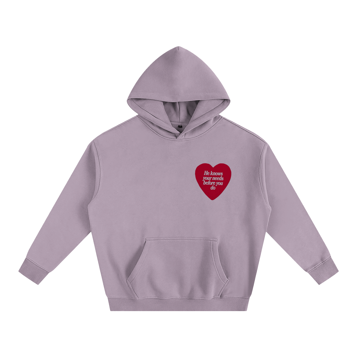 HE KNOWS BEFORE YOU DO | Oversize Fleeced Hoodie