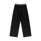 Cozy Club Plaid | Contrast Waist Pants