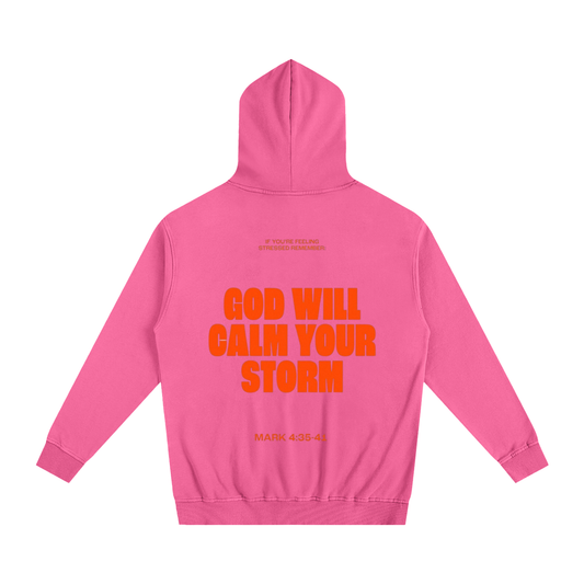 GOD WILL CALM YOUR STORM | Oversized Essential Hoodie - Halos