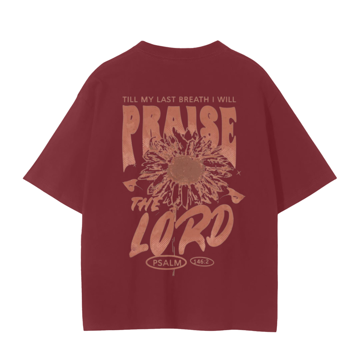 TILL MY LAST BREATH I WILL PRAISE THE LORD | Unisex Seamless T-Shirt - 230 GSM - Halos