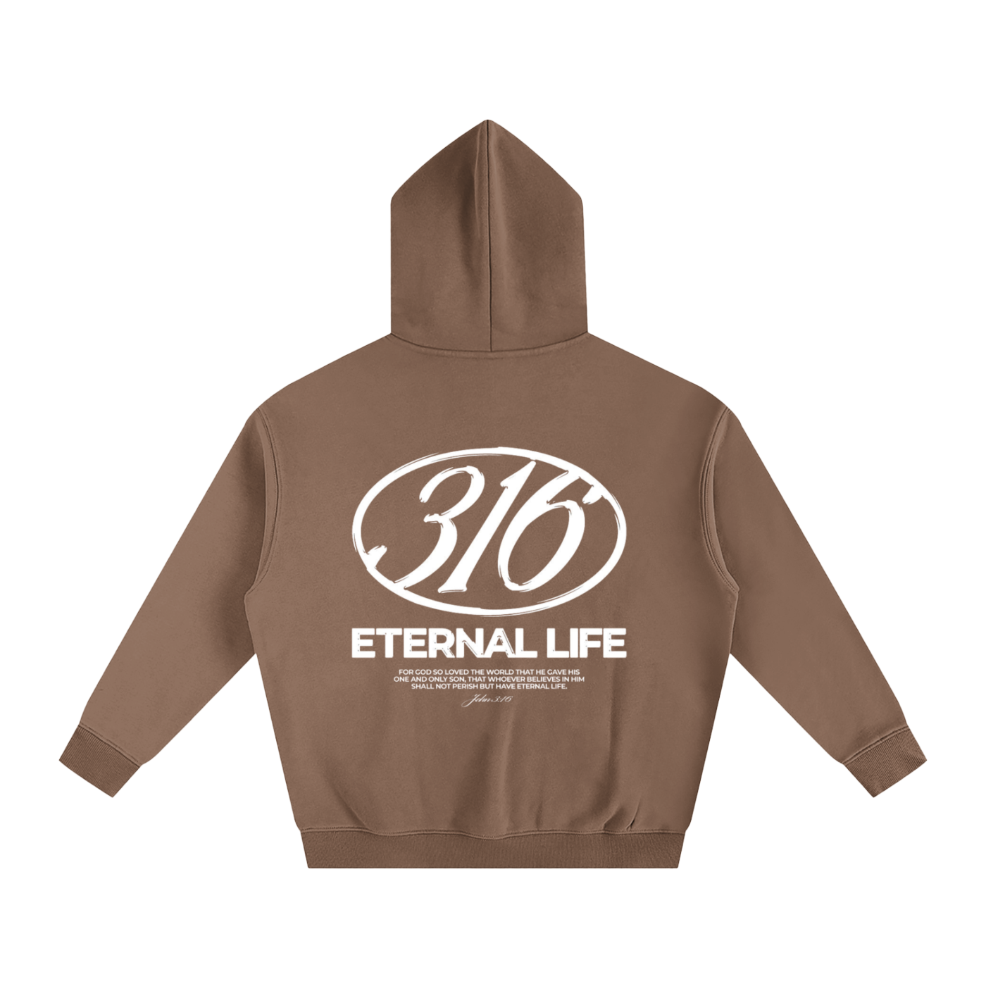 316 ETERNAL LIFE | Oversize Fleeced Hoodie