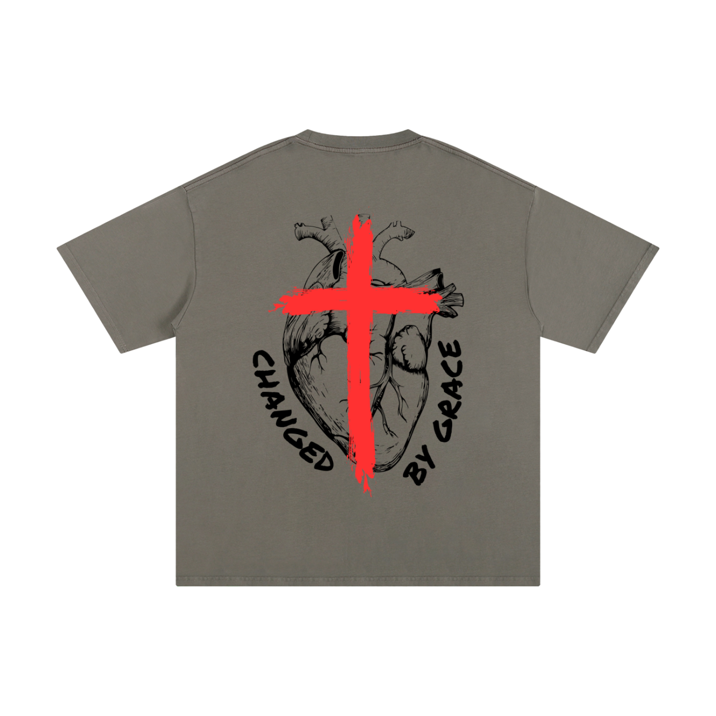 CHANGED BY GRACE | Oversized Unisex T-shirt - Halos