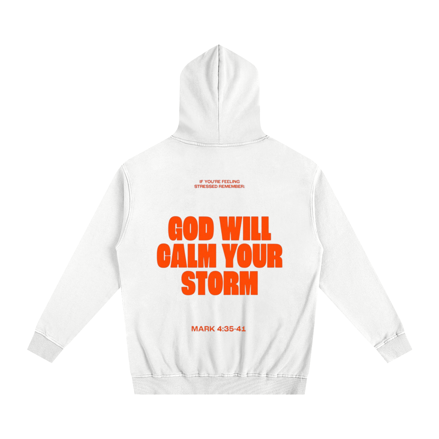 GOD WILL CALM YOUR STORM | Oversized Essential Hoodie - Halos