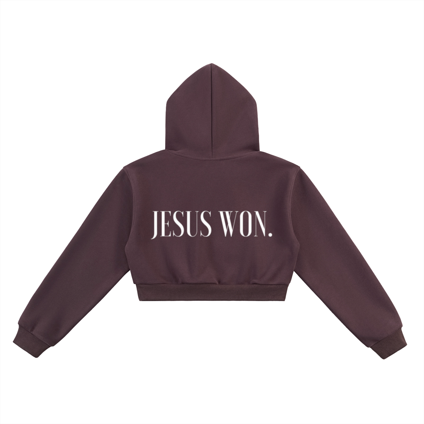 JESUS WON. | Essential Cropped Hoodie