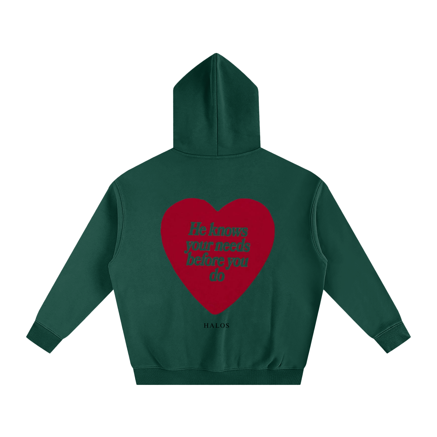 HE KNOWS BEFORE YOU DO | Oversize Fleeced Hoodie