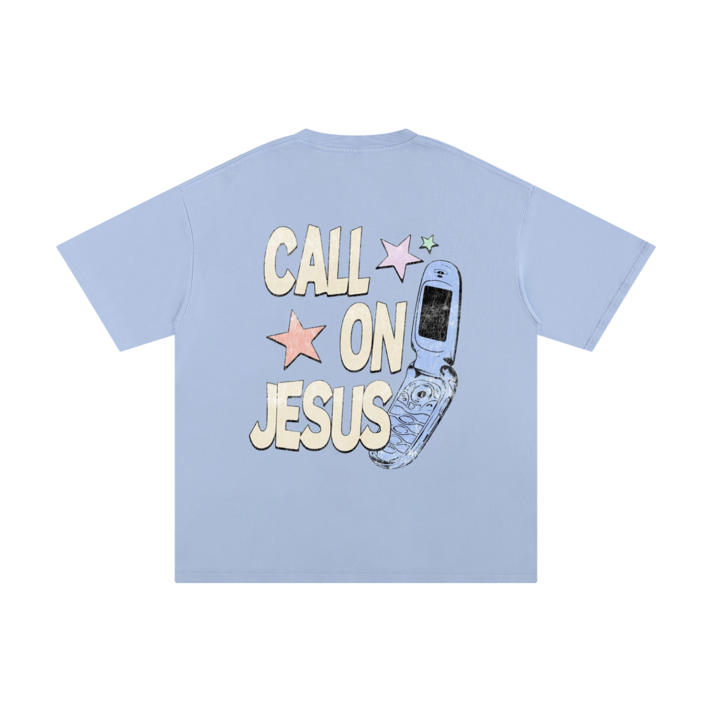 Call On Jesus | Oversized Unisex T-shirt - Halos