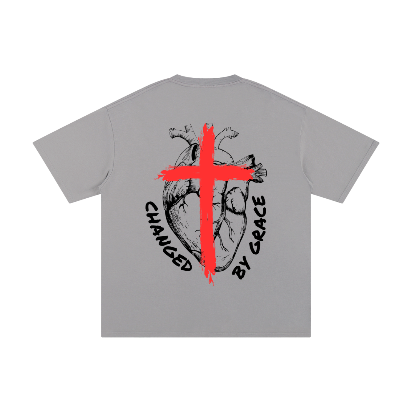 CHANGED BY GRACE | Oversized Unisex T-shirt - Halos