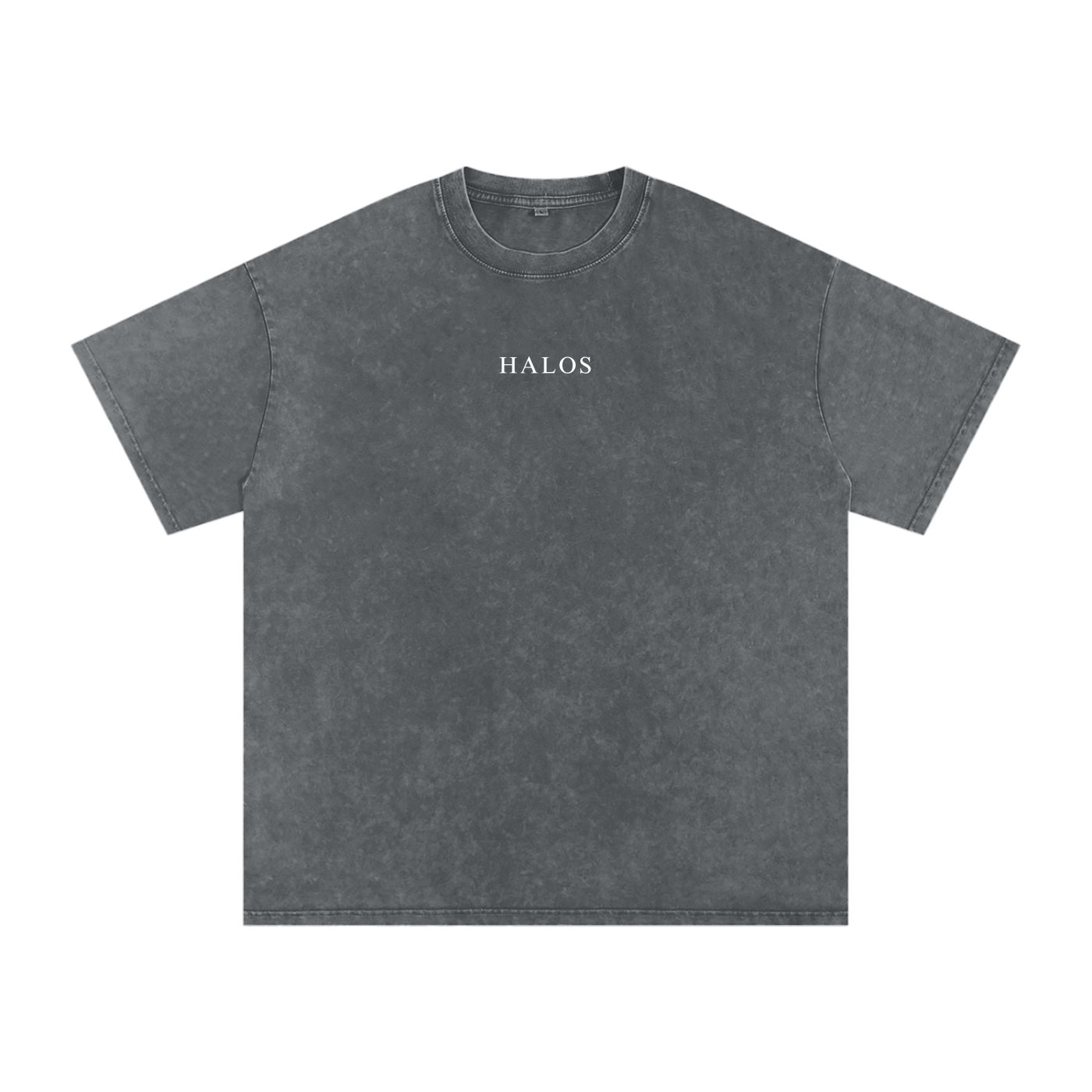 MORE THAN CONQUERORS | Acid Wash Oversize T-Shirt - Halos