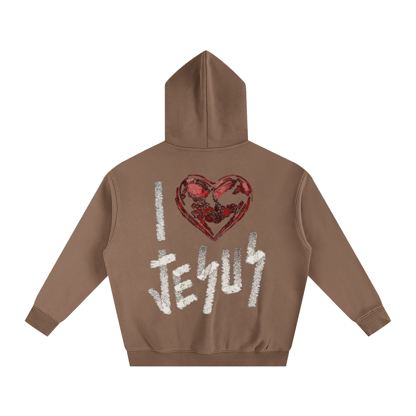 I <3 JESUS | Oversize Fleeced Hoodie