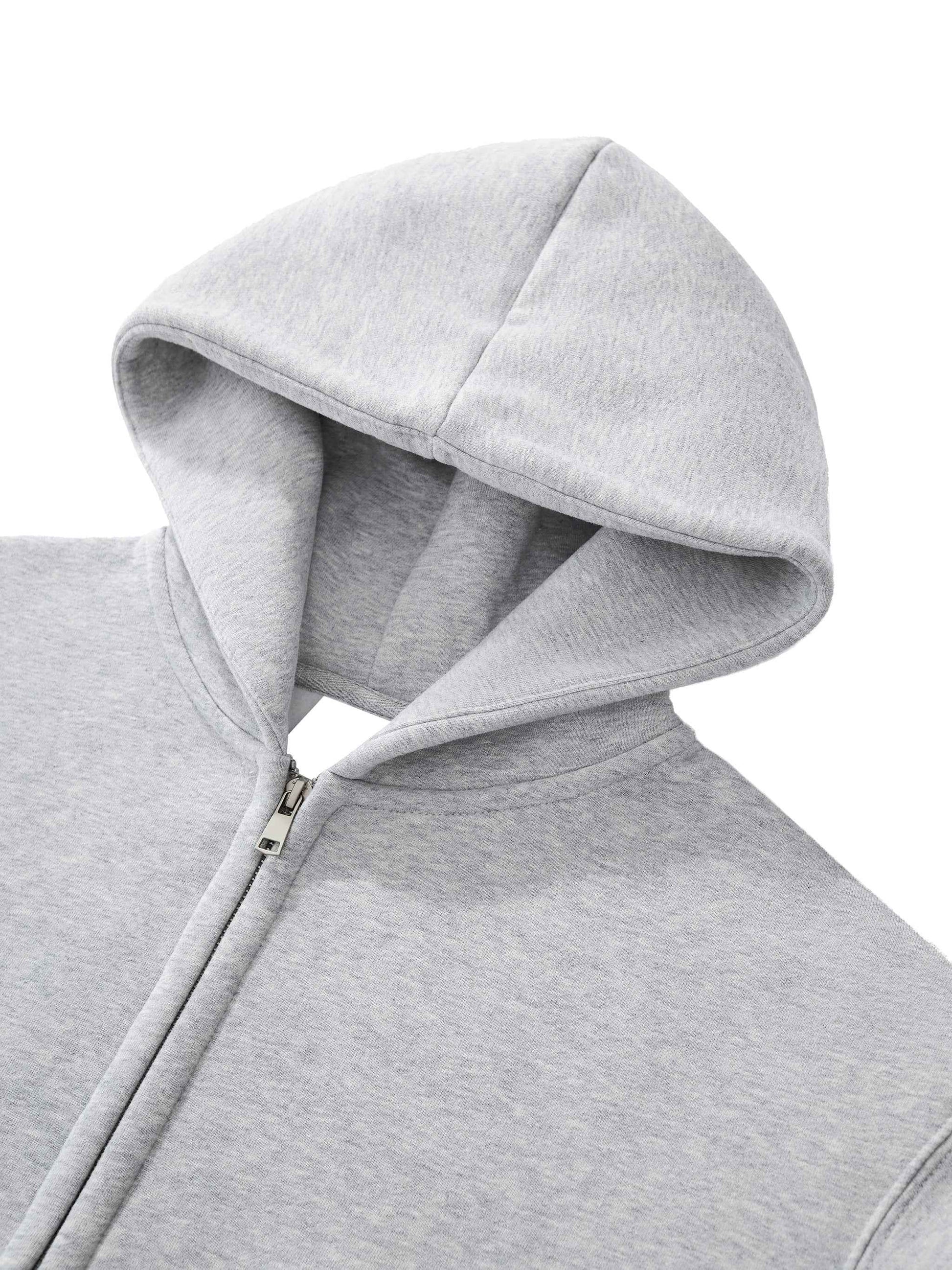 SAVED BY GRACE | Women's Fleeced Zip-Up Cropped Hoodie