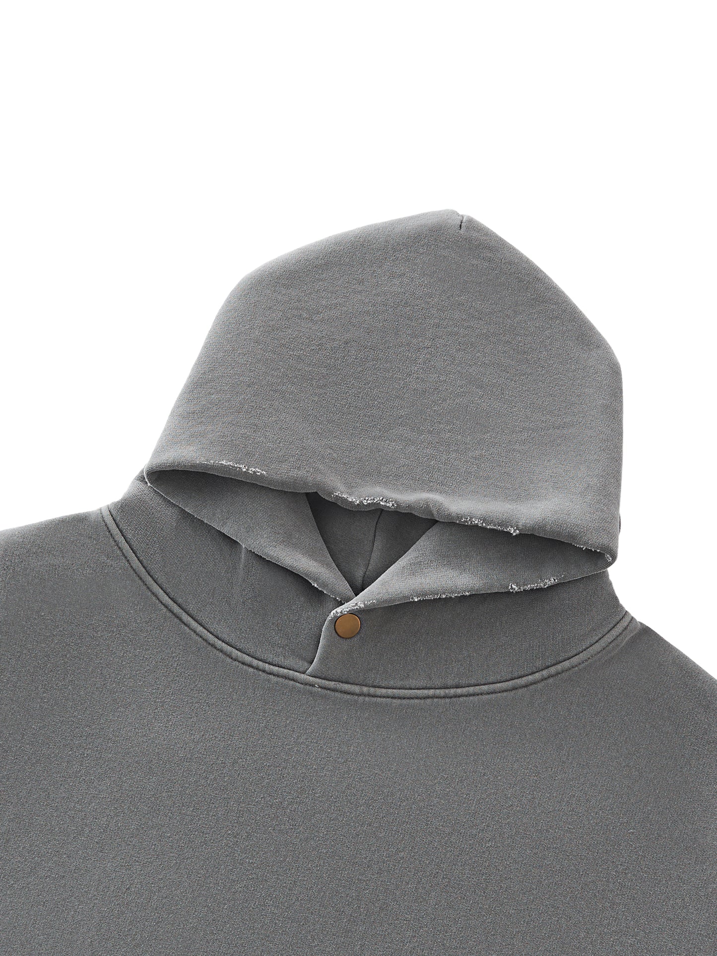 FAITH CAN MOVE MOUNTAINS | Frayed Enzyme Washed Fleece Hoodie