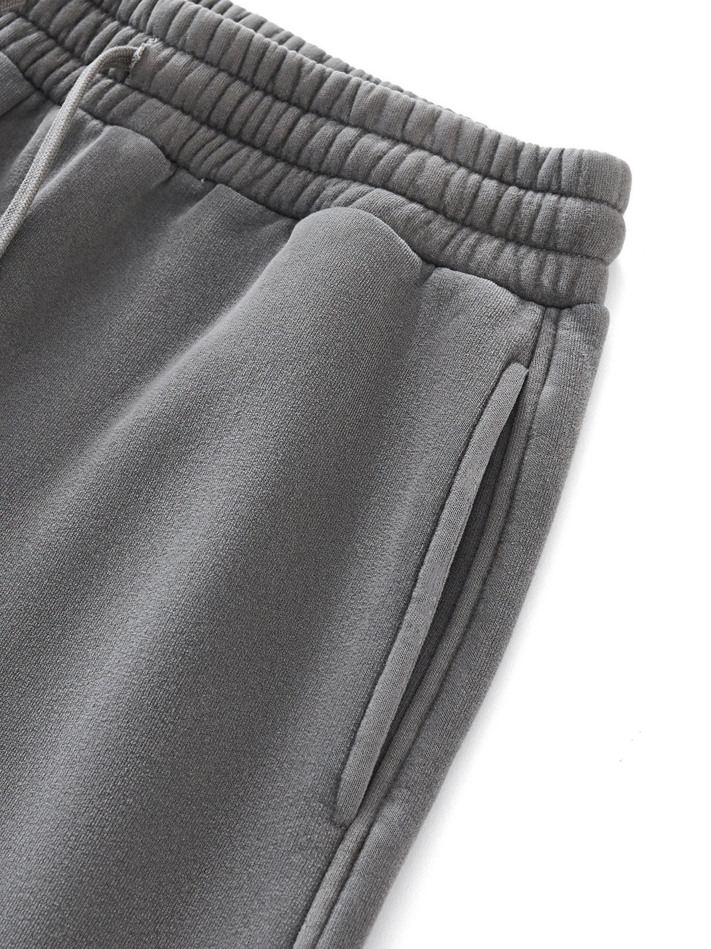 Your New Favorite |  Frayed Enzyme Washed Fleece Sweatpants