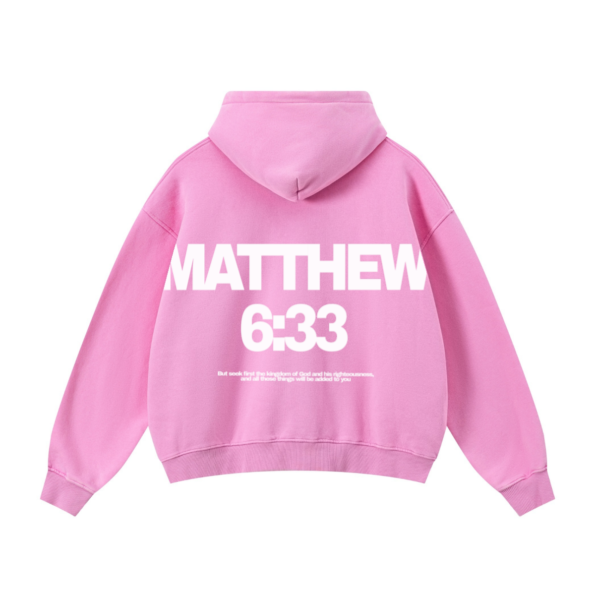 400GSM Unisex Vintage-Wash Boxy-Fit Zip-Up Hoodie Vintage Peach Pink