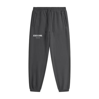 JESUS IS KING | Unisex Heavyweight Fleece Joggers