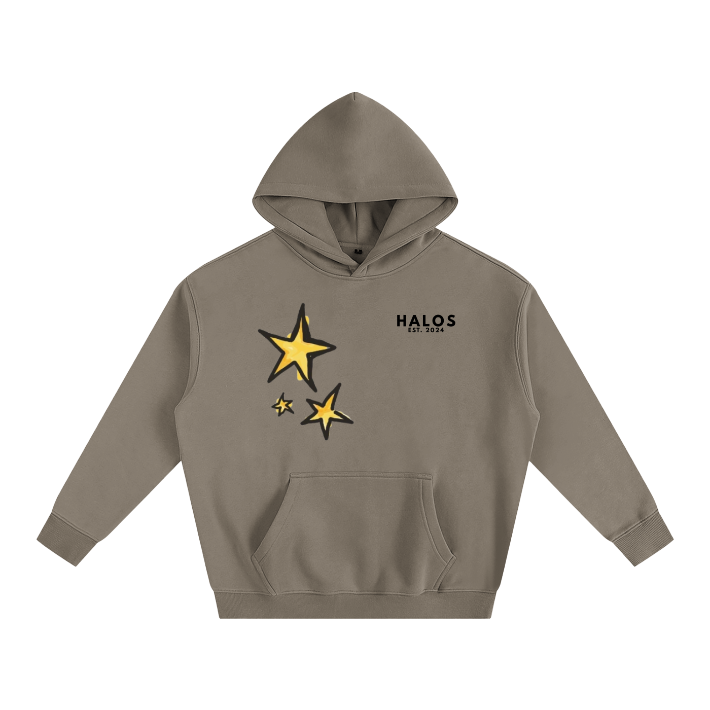 STAR design | Oversize Fleeced Hoodie