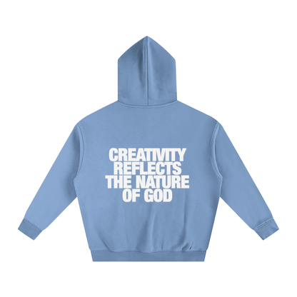 CREATIVITY REFLECTS THE NATURE OF GOD | Oversize Fleeced Hoodie