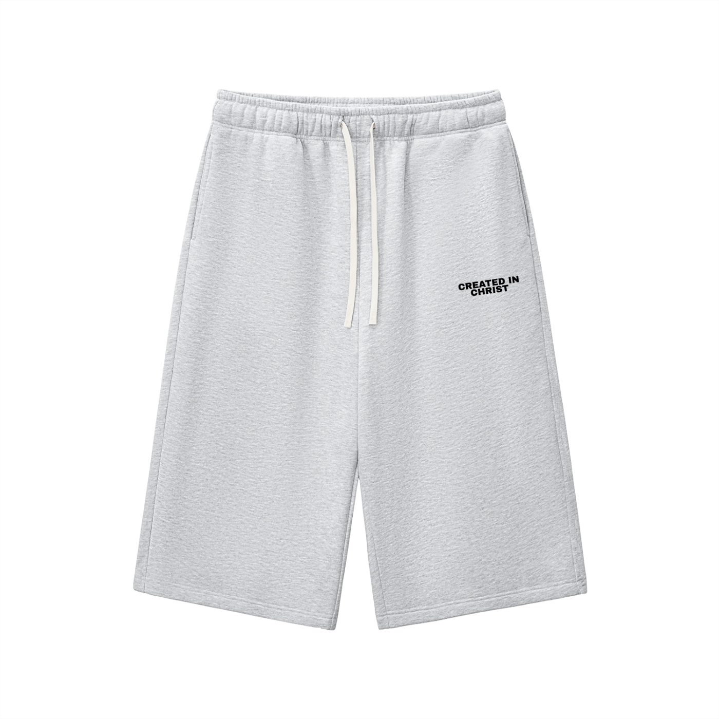 CREATED IN CHRIST looong sweat shorts