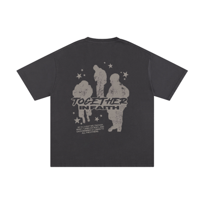 TOGETHER IN FAITH | Oversize Unisex T-shirt - Halos