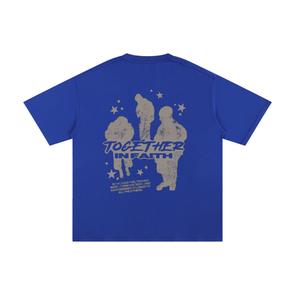 TOGETHER IN FAITH | Oversize Unisex T-shirt - Halos