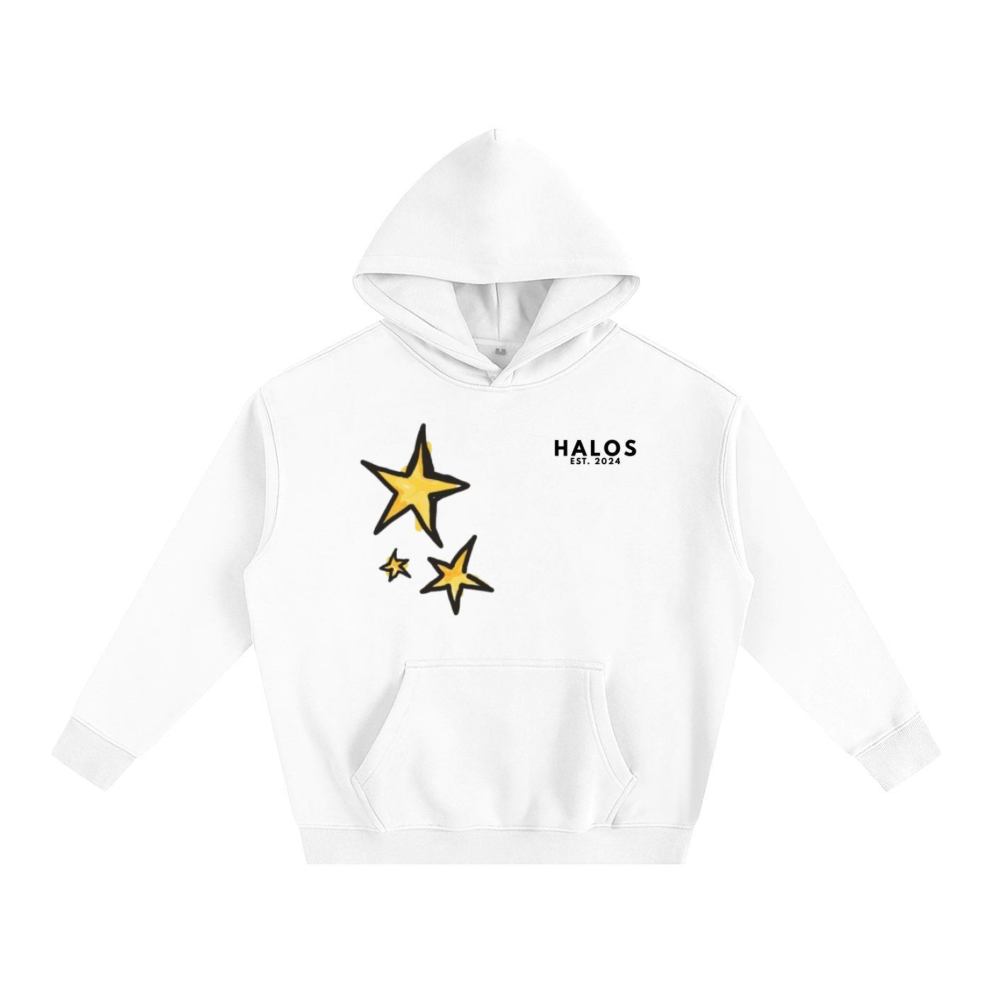 STAR design | Oversize Fleeced Hoodie
